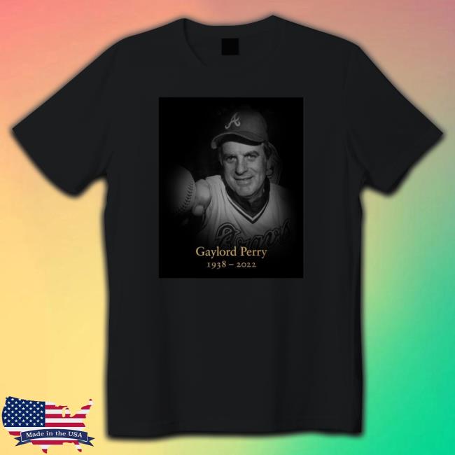 Atlanta Braves Gaylord Perry 1938-2022 Long Sleeve Shirt