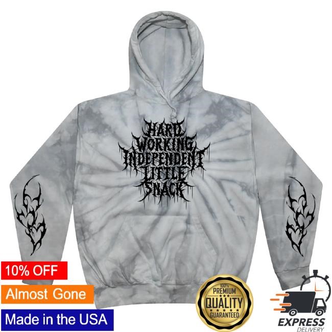 Official A Good Cult Merch Hard-Working Independent Little Snack Tie Dye Sweaters