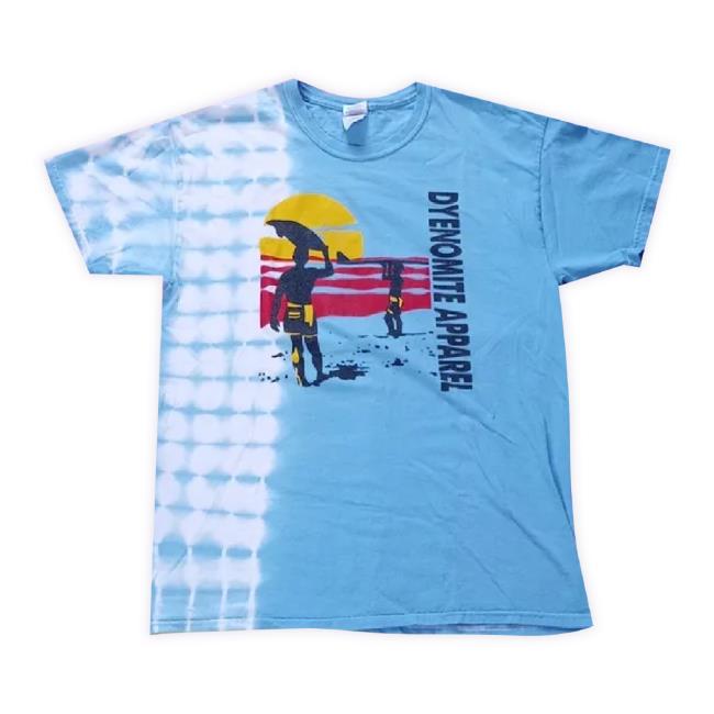 Official Vintage Dyenomite Apparel Samoan Surfers Tie-Dye Graphic New Shirt