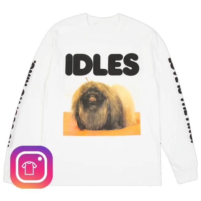 Idles Band Merch Dog Longsleeve Crewneck Sweatshirt