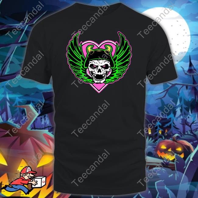 Natbynature Black Harts Badass Logo Long Sleeve T Shirt Shotziwwe