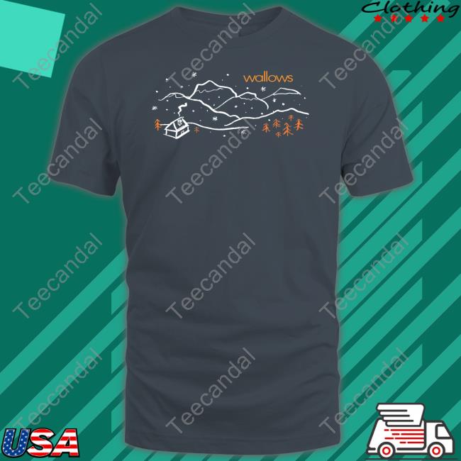 Wallowsmusic Store Wallows Winter Scene Hoodie