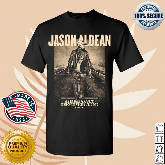 Jason Aldean Merch Store Highway Desperado Tour 2024 Tank Top