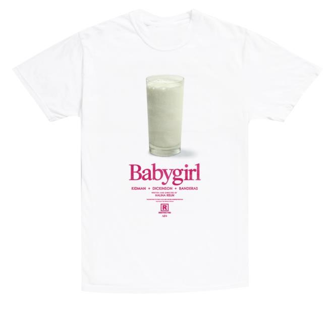 A24films Merch Store Babygirl Milk Tee