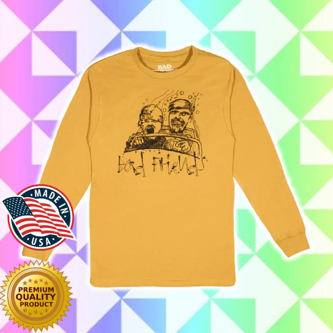 Official Bad Friends Fear And Loathing t-shirt, hoodie, tank top, sweater and long sleeve t-shirt White Bad Friends Merch
