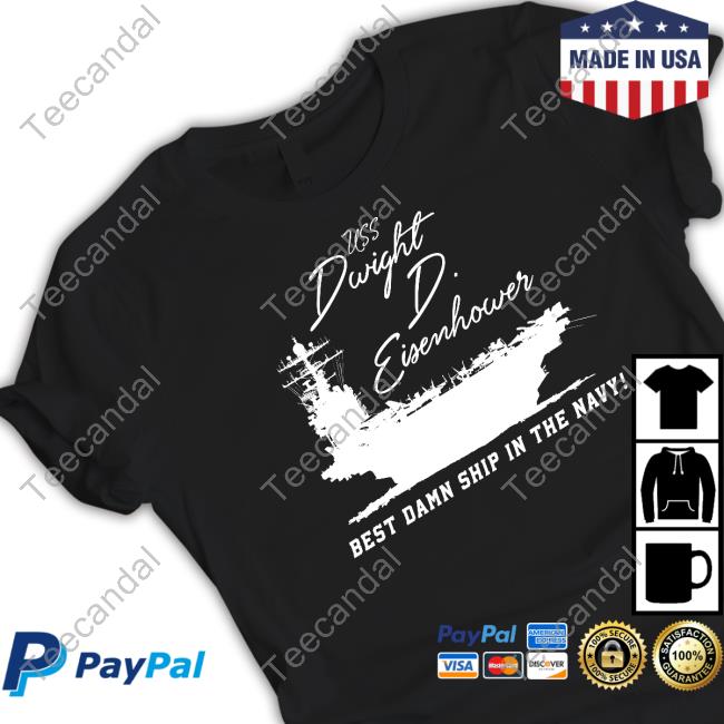 Chowdah Hill Uss Dwight D. Eisenhower Best Damn Ship In The Navy Long Sleeve T Shirt Family Readiness Group
