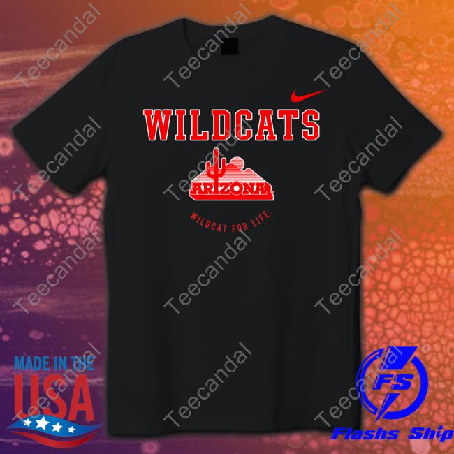 Scooby Wright III Wearing Wildcats Arizona Wildcat For Life T Shirt