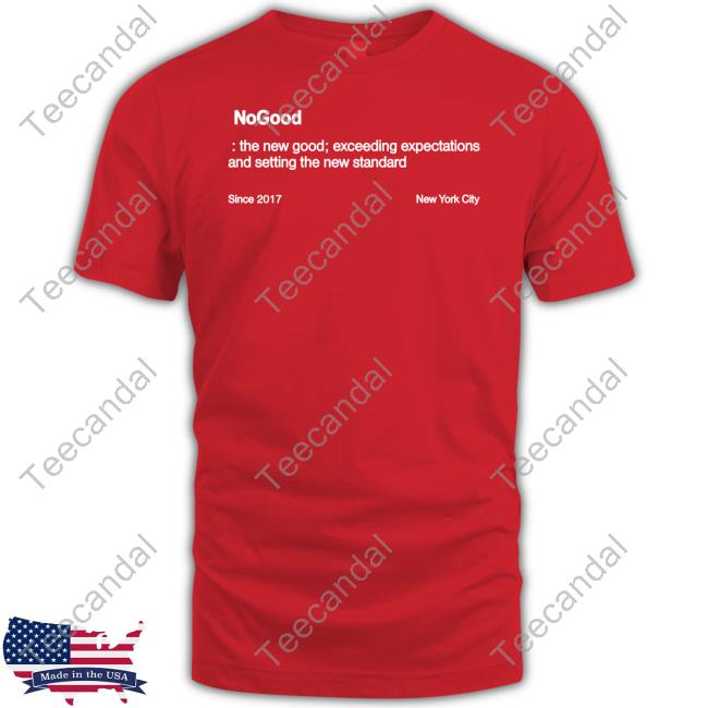 Sarahebaus Nogood The New Good Exceeding Expectations And Setting The New Standard Tee Shirt Finegodmother