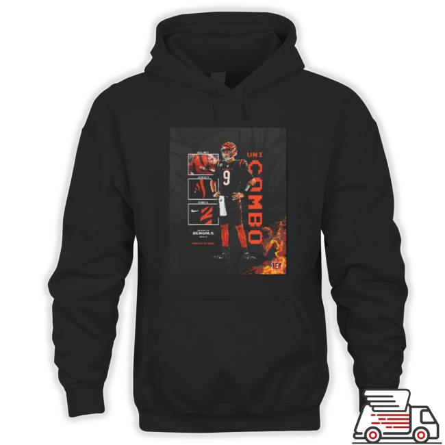 Cincinnati Bengals Uni Combo Helmet Jersey Pants Bengals 9 Shirt