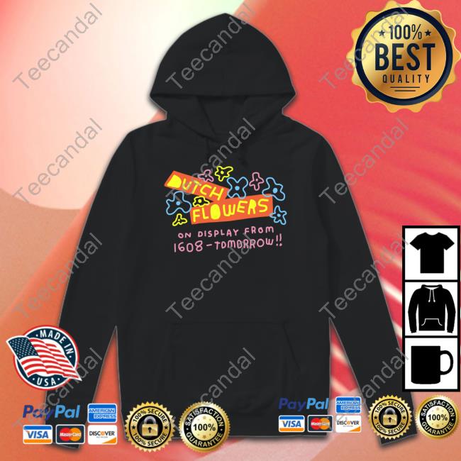 Dutch Flowers On Display From 1608-Tomorrow Hoodie