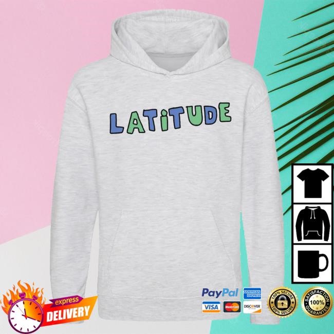 Latitude Festival Merch Latitude Kids 2024 Drawn Grey Crewneck Sweatshirt