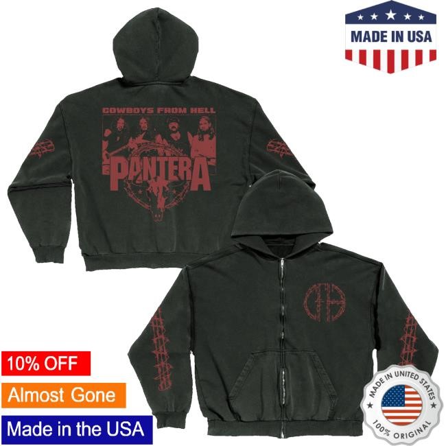 Pantera Merch Store Cfh Washed Tee