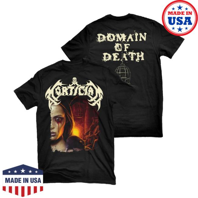 Trending Relapse Merch Store Mortician "Domain Of Death " T-Shirt Relapse Shop