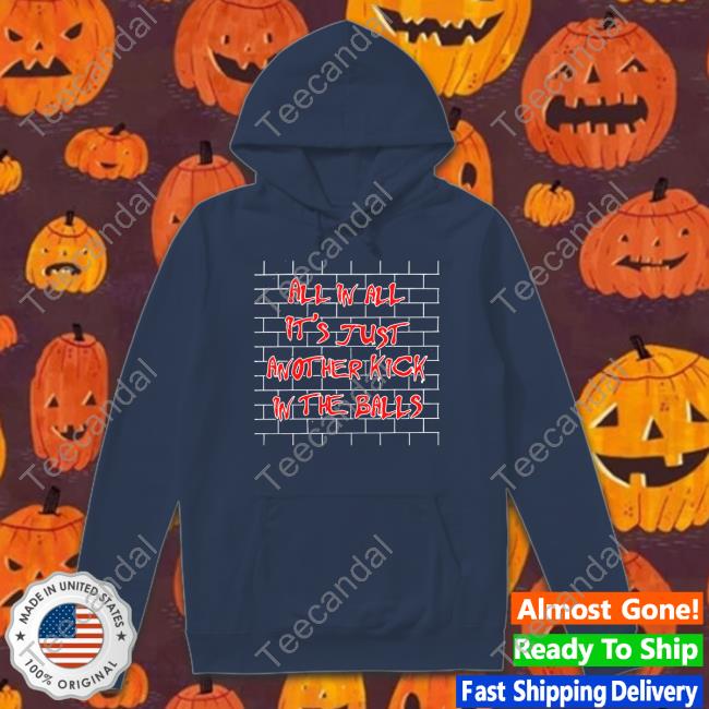 All In All It's Just Another Kick In The Balls Shirts Goodshirts Store All In All It's Just Another Kick In The Balls Hoodie