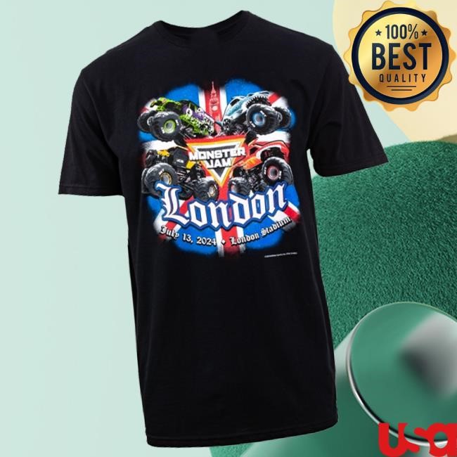 Monster Jam Superstore Merch Monster Jam World Finals 2024 London Hooded Sweatshirt