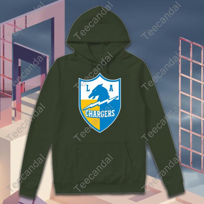 Los Angeles Chargers Vintage Shield Logo Tee Los Angeles Chargers Vintage Shield Logo Tee Shirt