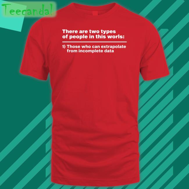 There Are Two Types Of People In This World Those Who Can Extrapolate Tee Shirt Fewinstructionz