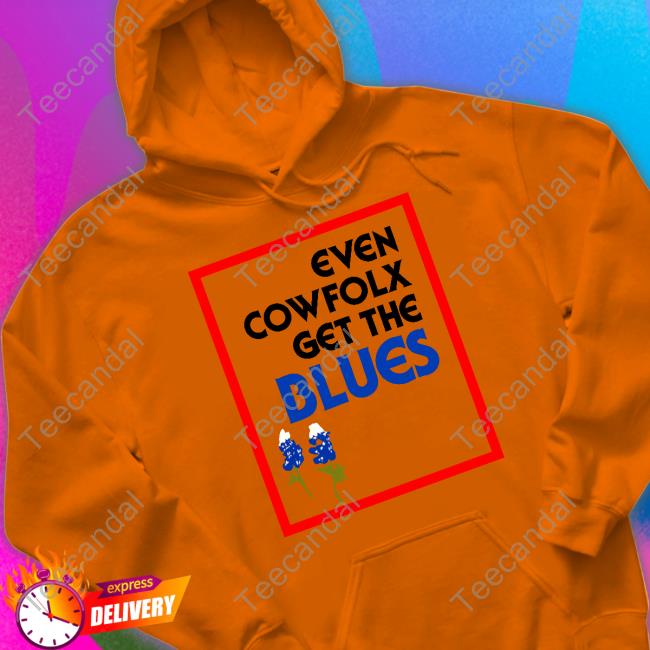 Fsgprints Even Cowfolx Get The Blues Long Sleeve T Shirt