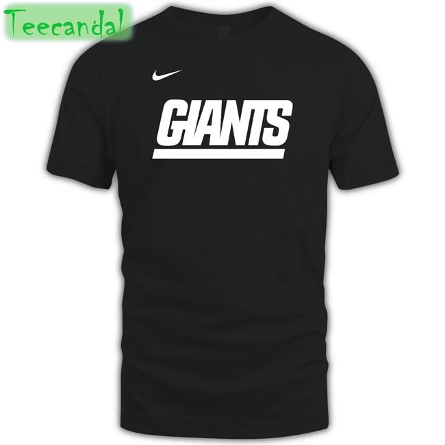 Brian Daboll Wearing Giants Long Sleeve T Shirt