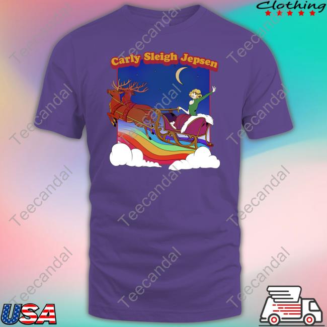 Carly Sleigh Jepsen Christmas Youth Shirts Carlyraejepsen Carly Sleigh Jepsen Christmas Long Sleeve Tee