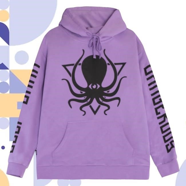 Deep Dark And Dangerous Merch Store Shop Purple Fleece Pullover Hoodie Sweatshirt
