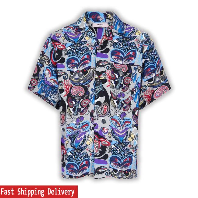 Limitededt Merch Grey Creature Hawaiian Long Sleeve T Shirt