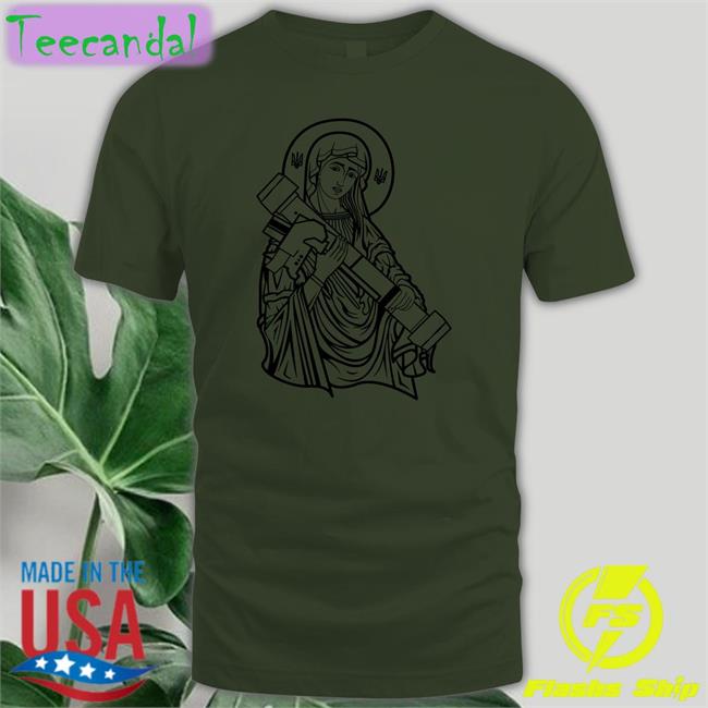 Army Green Saint Javelin Outline Shirt Saintjavelin Merch Made In Ukraine