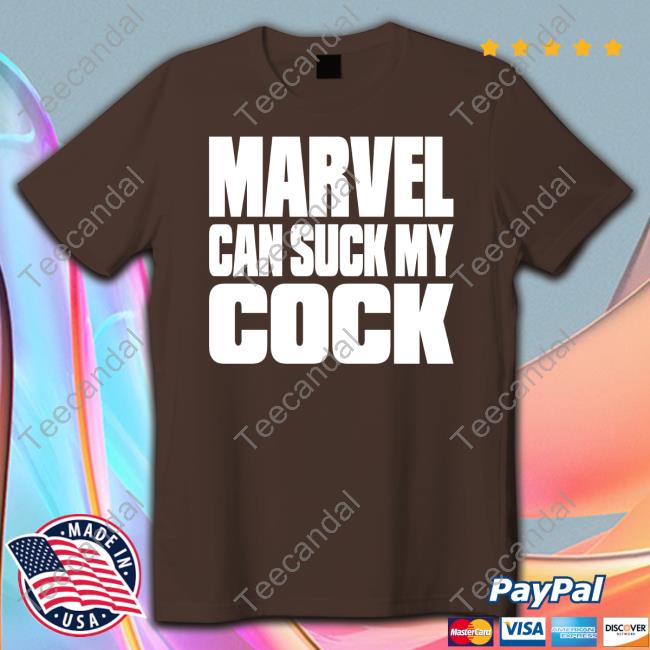 Marvel Can Suck My Cock Hooded Sweatshirt