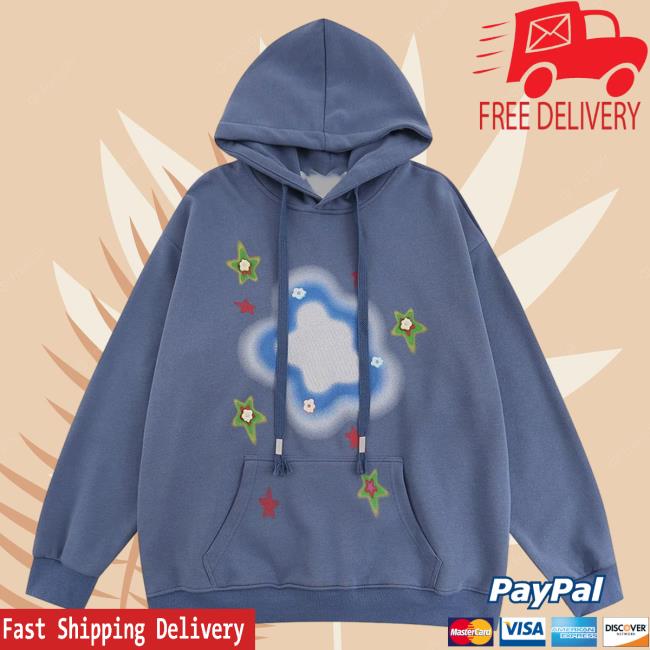 Official Aelfric Eden Clothing Merch Store Aelfric Eden Flora Creative Print Sweatshirt Blue AelfricEden