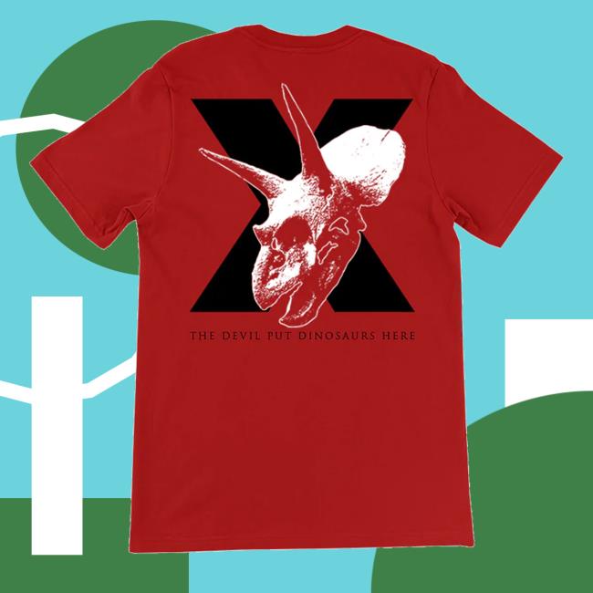 Aliceinchains Shop X Dinosaur Red Shirt Aliceinchains Shop X Dinosaur Red Shirts
