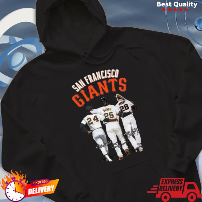 2022 San Francisco Giants Bonds Vs Posey Signatures Hoodie 2022 San Francisco Giants Bonds Vs Posey Signatures Sweatshirts