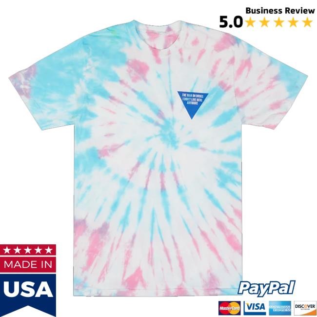 The War On Drugs Official Store I Don't Live Here Anymore Hand Tie-Dyed T-Shirt