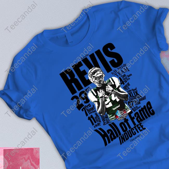 Revis Hall Of Fame Inductee Class Of 2023 Tee Shirt