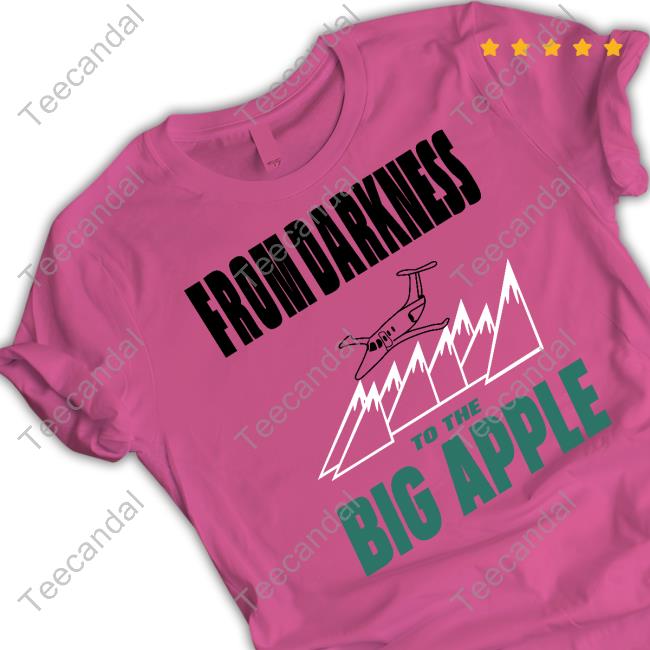 From Darkness To The Big Apple Tee Shirt Aaron Rodgers Wearing From Darkness To The Big Apple Sweatshirt