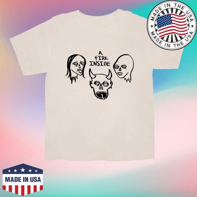 Afireinside Merch Store Afi Faces Ivory Tee Shirt