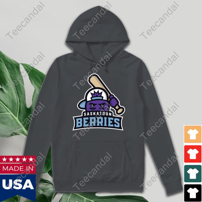 Stoonberries Saskatoon Berries Batter Up Sweatshirt Saskatoon Berries Batter Up T Shirt