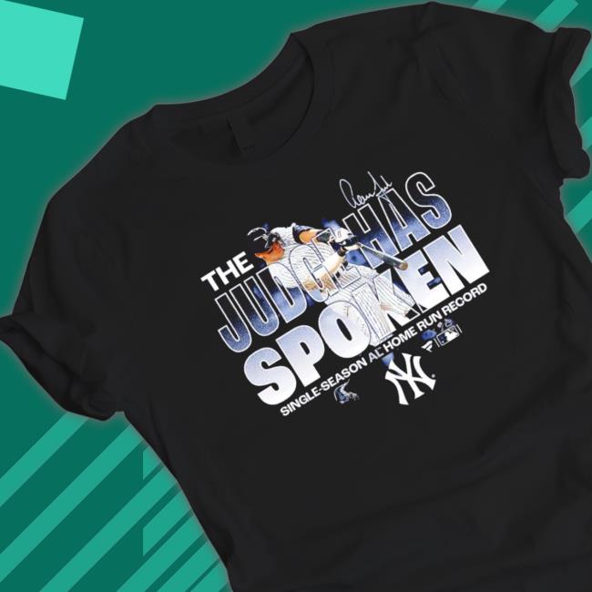 Aaron Judge New York Yankees Single Season Al Home Run Record Sweatshirts