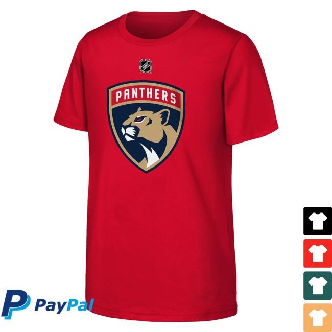 Official Florida Panthers Youth 9 Sam Bennett Long Sleeve Shirt