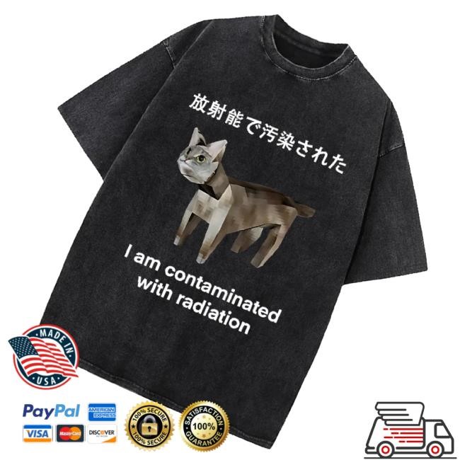 Tokyo-Tiger Cat Contaminated By Radiation Washed Sweatshirt