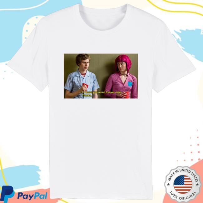 Official Family Store Uk Merch Scott Pilgrim White Tee By Brandt Tee