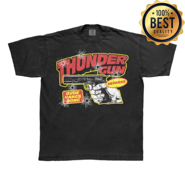 Original Paradiseofflowers Thunder Gun T-Shirt Paradiseof Flowers Shop