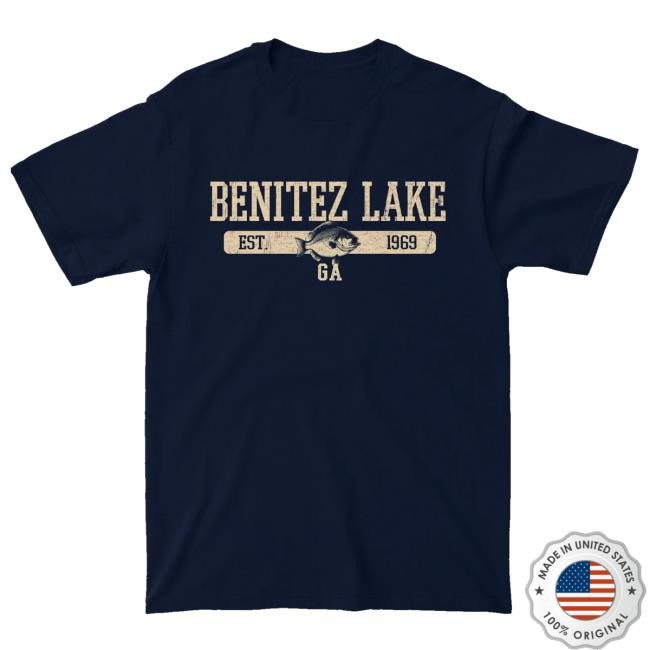 Official Baylen Levine Merch Benitez Lake Navy Hoodie Baylen Levine Merch Benitez Lake Navy Tee Shirt