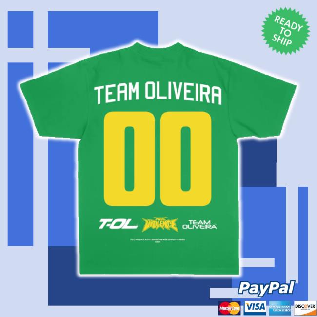 Trending Full Violence Merch Store Team Oliveira "Classic" New Shirt In Green Fullviolence Shop