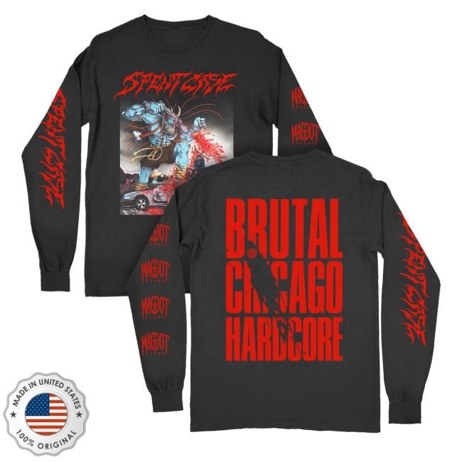Closed Casket Activities Official Store Maggot Stomp Spent Case - St Cover T-Shirt, Hoodie, Tank Top, Sweater And Long Sleeve T-Shirt Maggot Stomp Spent Case - St Cover Brutal Chicago Hardcore