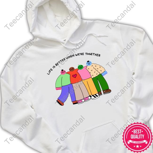 Weareprintsocial Life Is Better When We're Together Classic Shirt