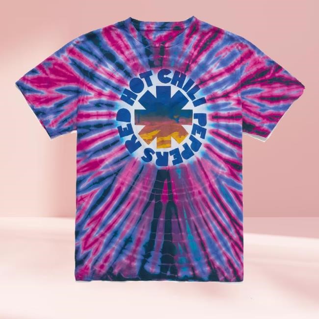 Red Hot Chili Peppers Merch Rhcp X Freaktopia Tie Dye Tank Top Ultraviolet