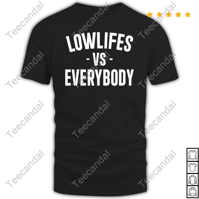 Charlie Classic Lowlifes Vs Everybody Long Sleeve Tee Shirt