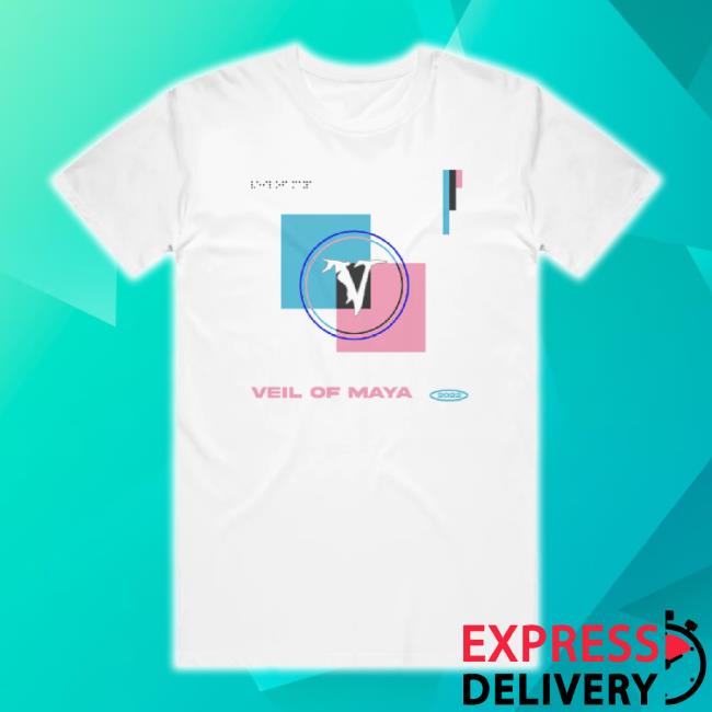 Trending Veil Of May Aband Merch Store Synthwave White New Shirt Veilofmayaband Shop