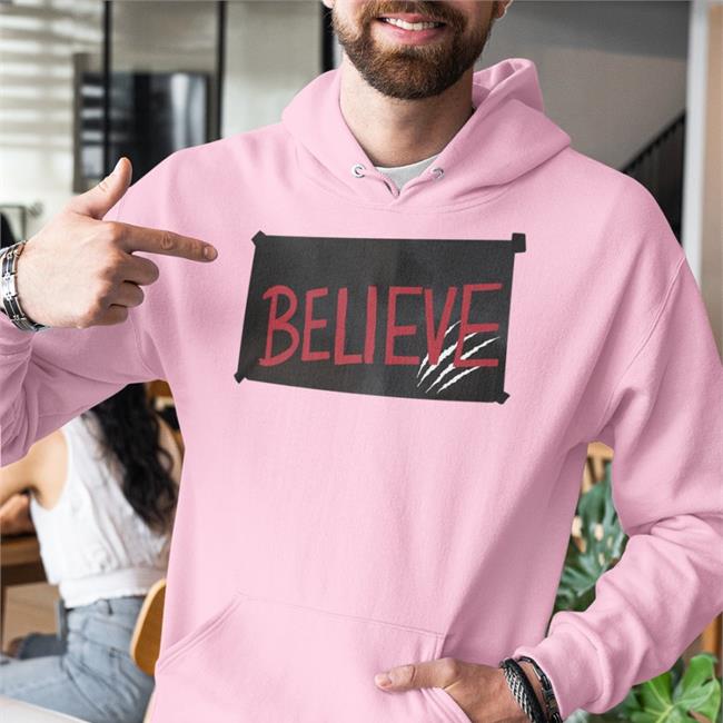 Believe Cat Scratch Hoodie