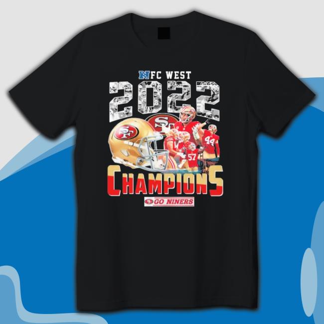Nfc West 2022 Champions Go Niners San Francisco 49Ers Long Sleeve Shirt